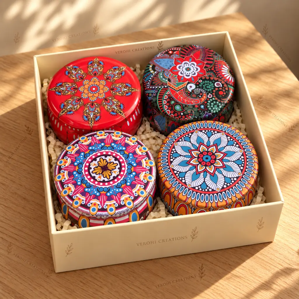 Colourful Mandala Tin Gift Box.webp