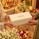Candlelit Gift Exchange with Verohi Box.webp