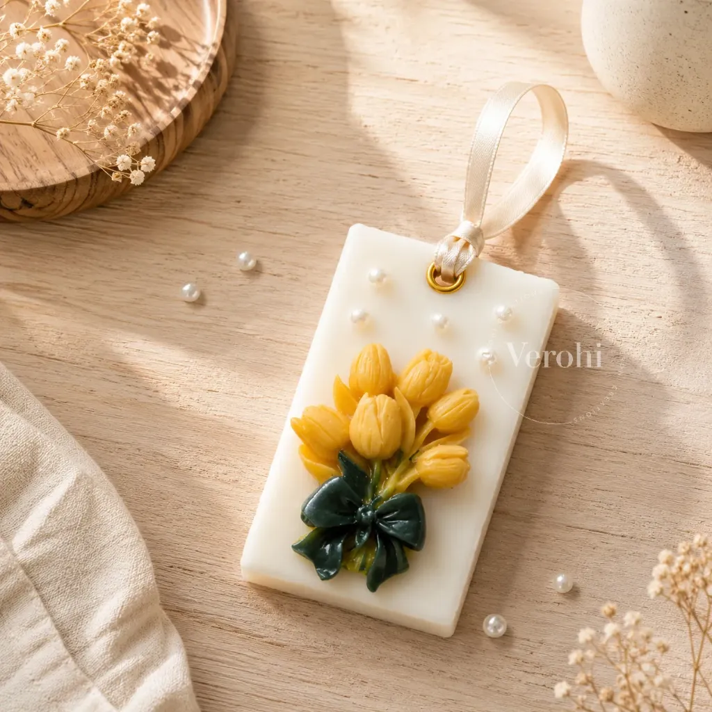Handcrafted Floral Wax Sachets | Decorative Scented Sachets for Wardrobes & Drawers