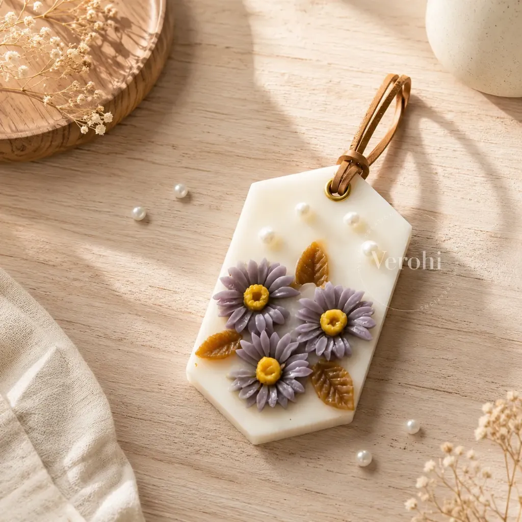 Handcrafted Floral Wax Sachets | Decorative Scented Sachets for Wardrobes & Drawers