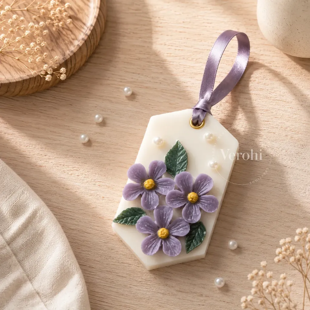 Handcrafted Floral Wax Sachets | Decorative Scented Sachets for Wardrobes & Drawers