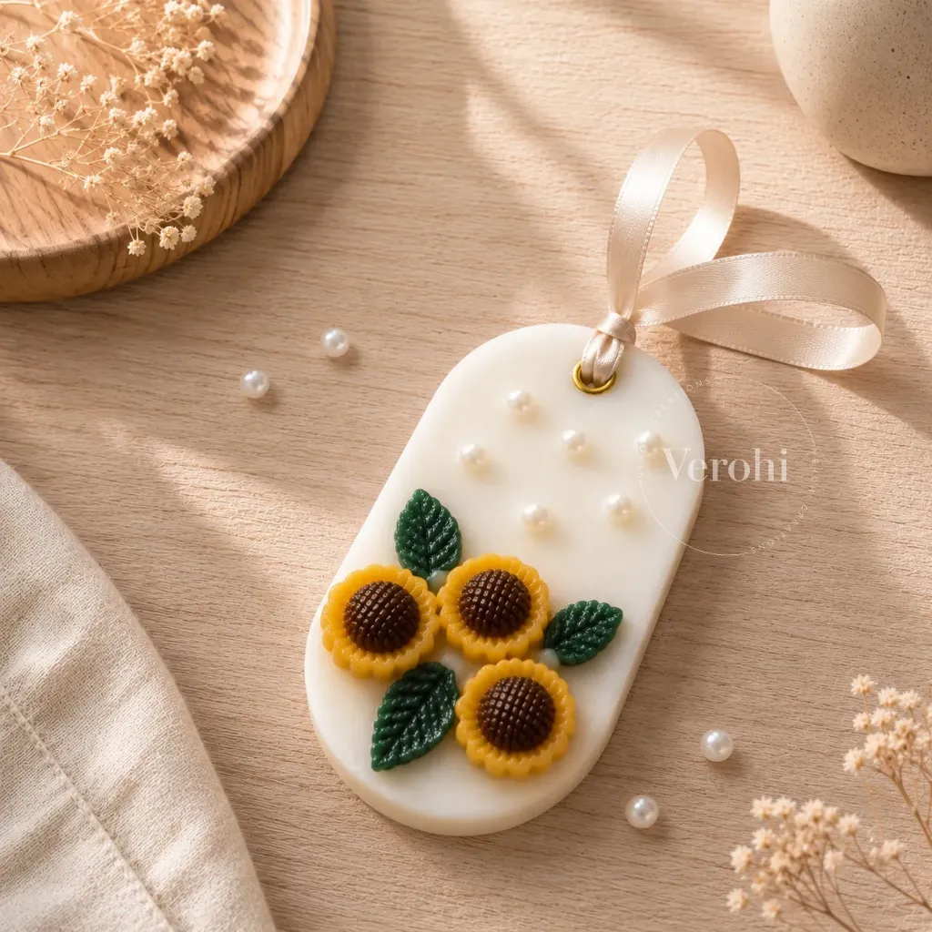 Handcrafted Floral Wax Sachets | Decorative Scented Sachets for Wardrobes & Drawers