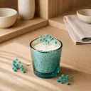 Luminous Glass Candle | Jewel-Toned Mini Glass Candles Collection