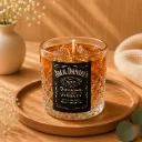 Whiskey Glass Candle | Handcrafted Cocktail-Inspired Decorative Candle