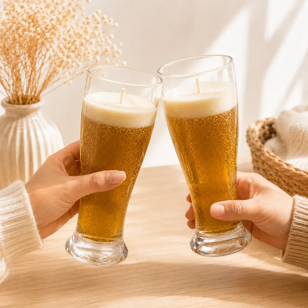 Beer Candle | Handcrafted Brew-Inspired Decorative Candle