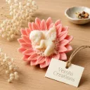 Angel Bloom Candle Set | Handcrafted Floral Candle Collection | Set of 3