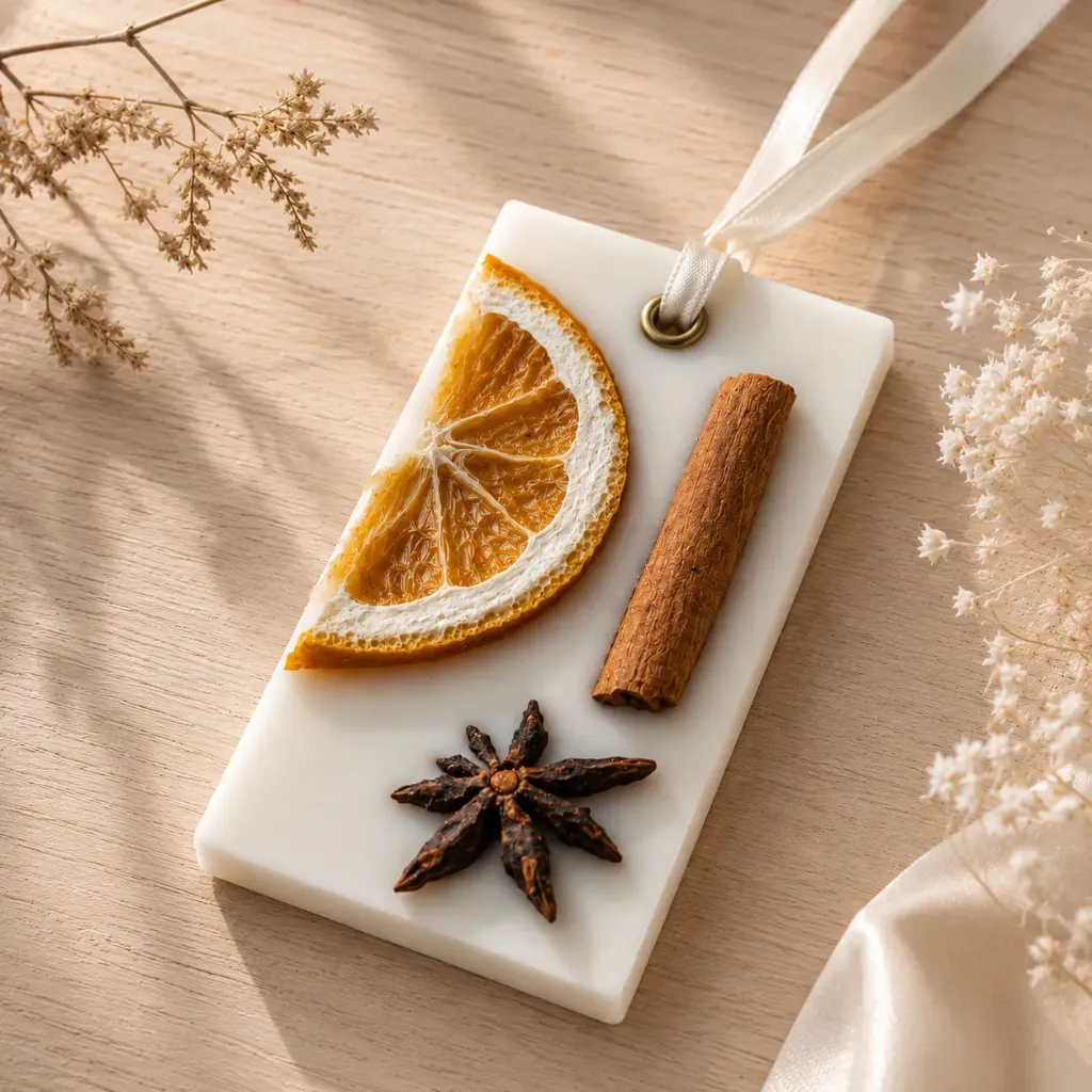 Botanical Wax Sachet Collection | Real Floral, Citrus & Spice Infusions (Citrus Cinnamon)