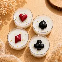 Playing Card Tealight Candle Set