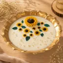 Sunflower Meadow | 11" Luxe Metal Urli Candle