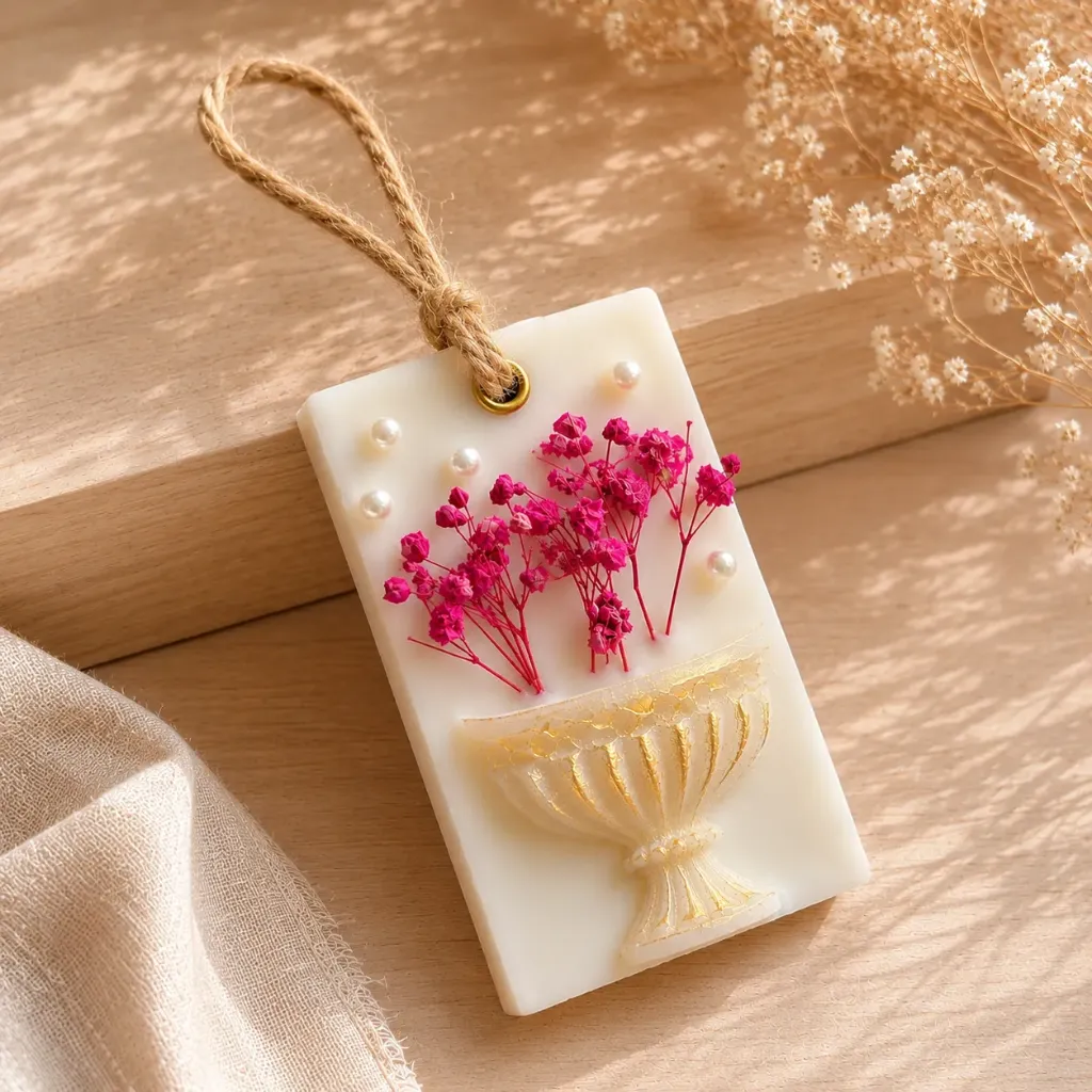 Royal Urn Wax Sachet | Handcrafted Luxury Floral Wardrobe Freshener