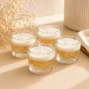 Golden Glow Tealight Candle Gift Set (Set of 4)